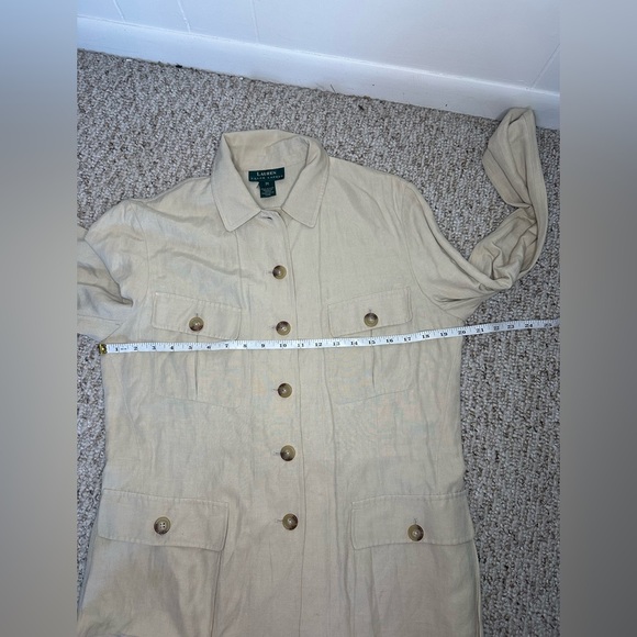 Ralph Lauren Cream Utility Jacket with Lightweight Fabric size M - Picture 10 of 10